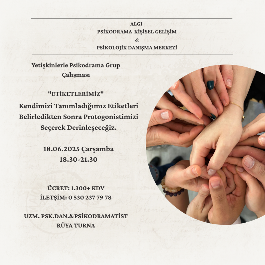 Yetişkinlerle Psikodrama Grup Çalışması  