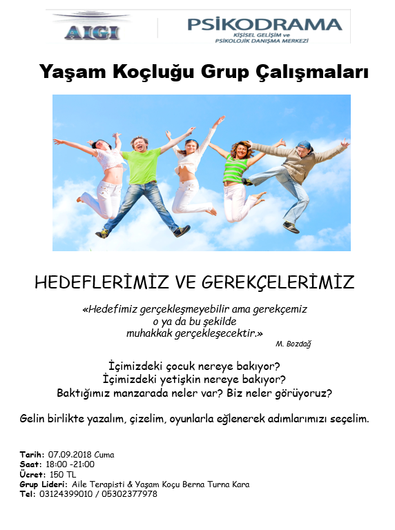 HEDEFLERİMİZ VE GEREKÇELERİMİZ
